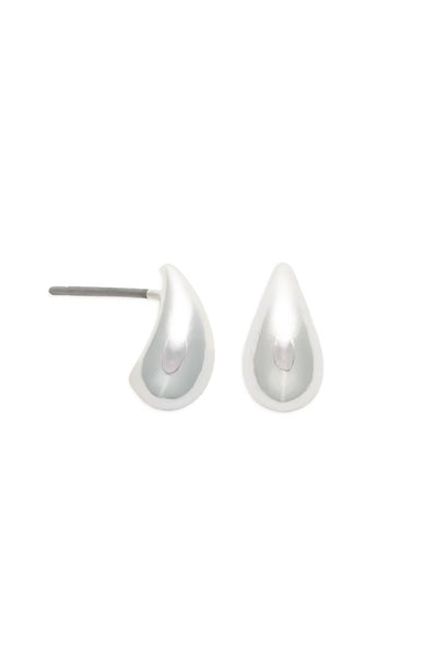 EarSense Silver Small Puff Teardrop Stud - Life Pharmacy St Lukes