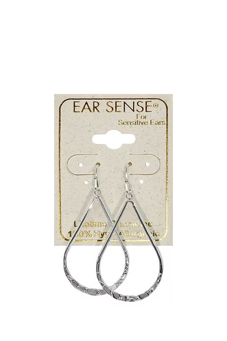 EarSense Silver Open Teardrop Hoop - Life Pharmacy St Lukes