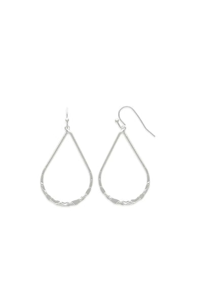 EarSense Silver Open Teardrop Hoop - Life Pharmacy St Lukes