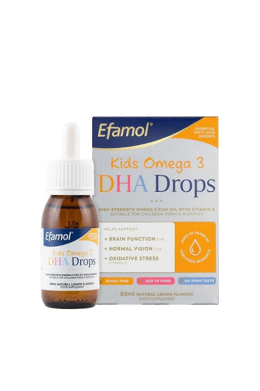 EFAMOL Kids Omega 3 DHA Drops 60ml - Life Pharmacy St Lukes
