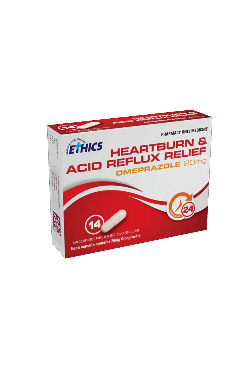 ETHICS Heartburn & Acid Reflux Omeprazole 20mg 14pk - Life Pharmacy St Lukes