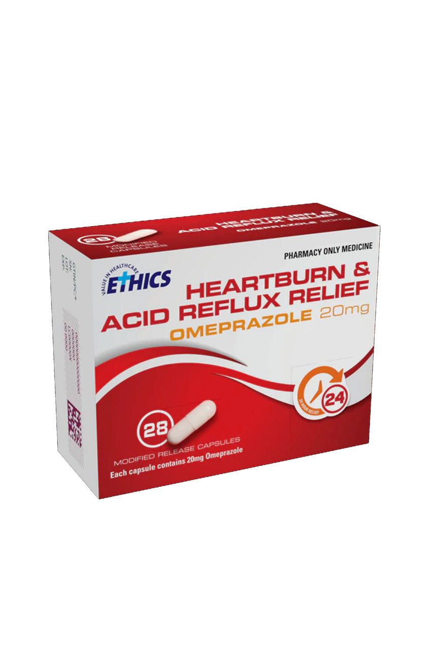 ETHICS Heartburn & Acid Reflux Omeprazole 20mg 28pk - Life Pharmacy St Lukes