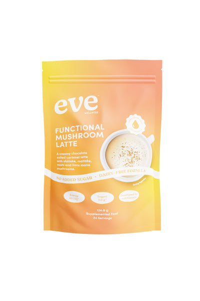 EVE Wellness Functional Mushroom Latte 124.8g - Life Pharmacy St Lukes