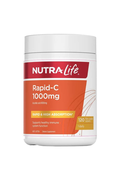 NutraLife Rapid-C 1,000mg 120 Tablets - Life Pharmacy St Lukes