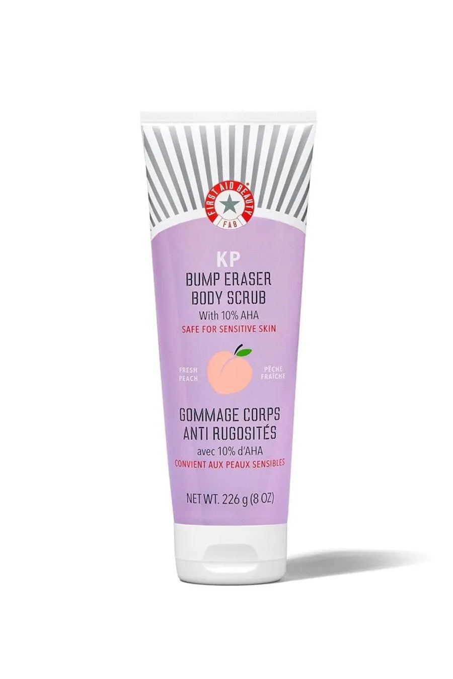 FIRST AID BEAUTY KP Peach Bump Eraser Body Scrub 226g - Life Pharmacy St Lukes