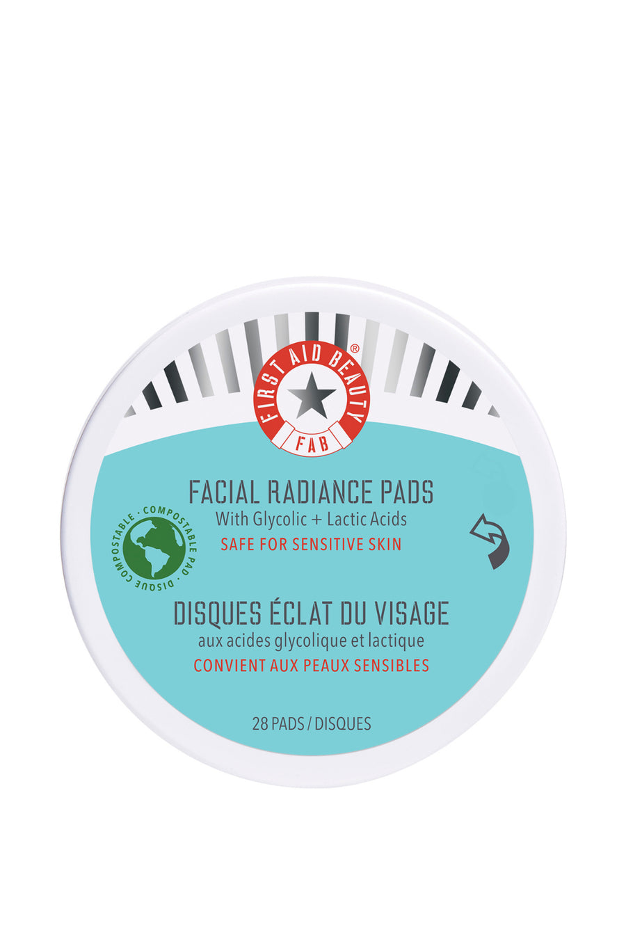 FIRST AID BEAUTY Face Radiance Pads Compostable 28pc - Life Pharmacy St Lukes