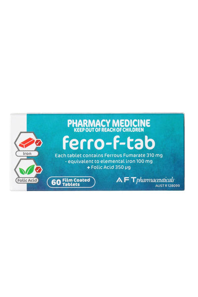 Ferro-F-Tab 310mg 60s - Life Pharmacy St Lukes