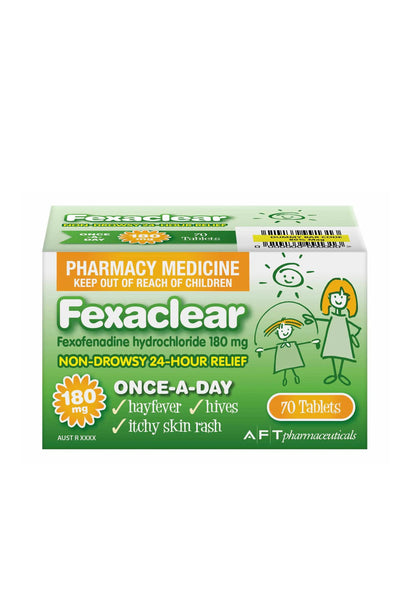 FEXACLEAR Tablet 180mg 70s - Life Pharmacy St Lukes