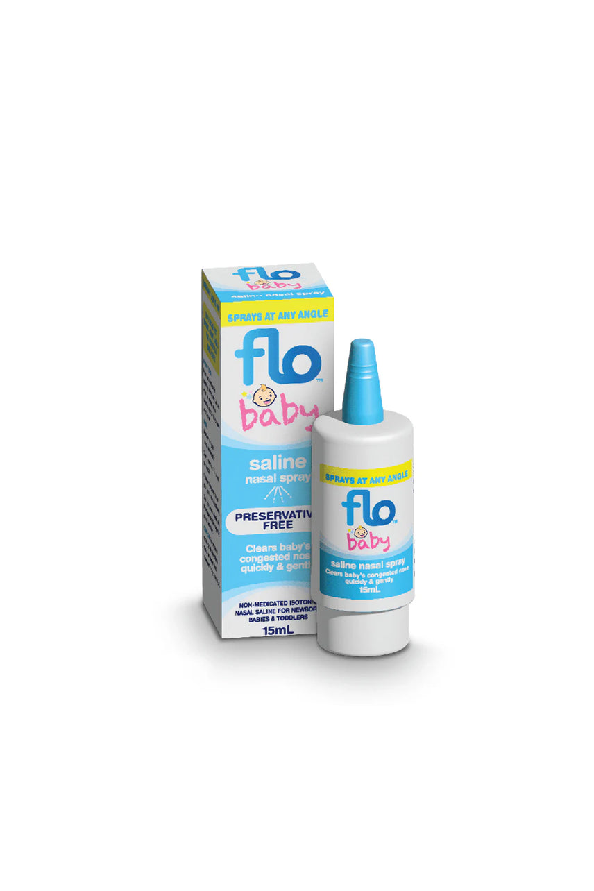 FLO Baby Saline + Nasal Spray 15ml - Life Pharmacy St Lukes