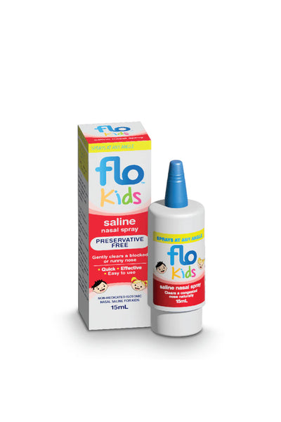 FLO Kids Saline Nasal Spray 15ml - Life Pharmacy St Lukes
