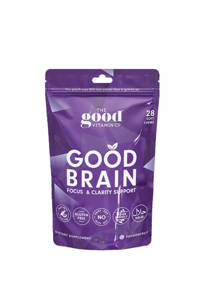 THE GOOD VITAMIN CO Good Brain Focus & Clarity Pouch 28s - Life Pharmacy St Lukes