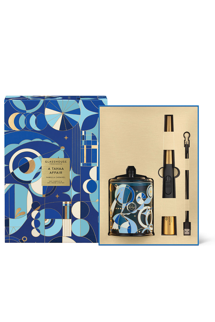 GLASSHOUSE FRAGRANCES A Tahaa Affair  Candle & Care Set - Life Pharmacy St Lukes