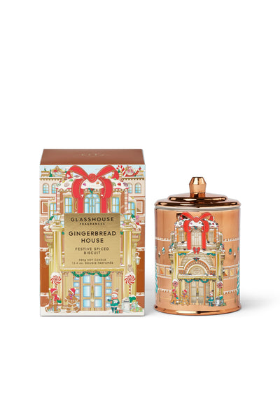 GLASSHOUSE FRAGRANCES Gingerbread House Candle 380g - Life Pharmacy St Lukes