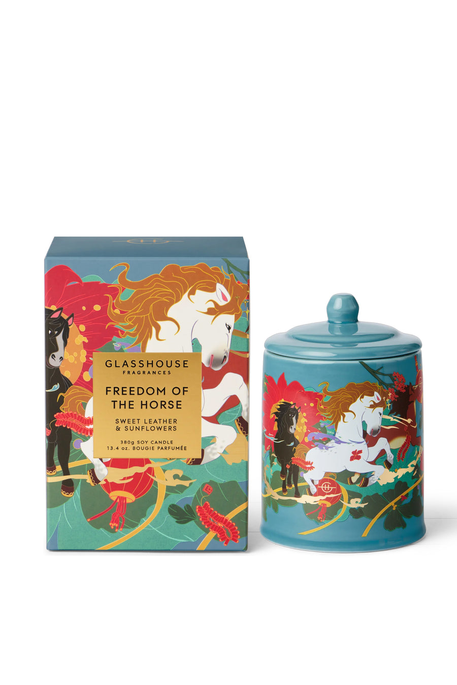 GLASSHOUSE FRAGRANCE Candle Freedom of the Horse 380g - Life Pharmacy St Lukes