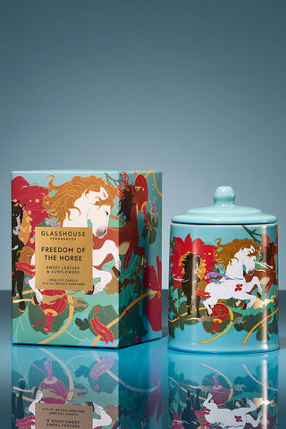 GLASSHOUSE FRAGRANCE Candle Freedom of the Horse 380g
