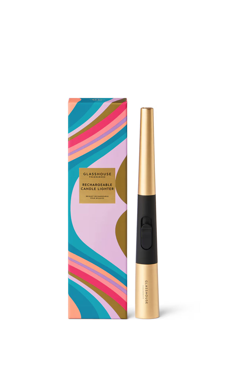 GLASSHOUSE FRAGRANCES Gold Rechargeable Candle Lighter
