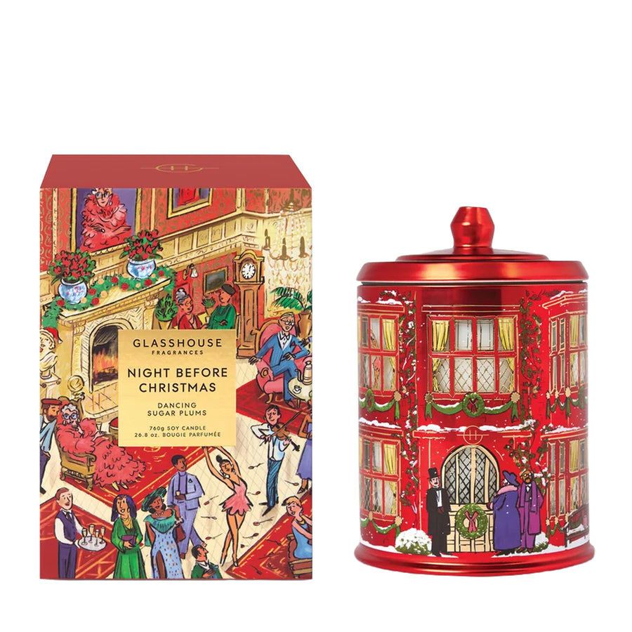GLASSHOUSE FRAGRANCES Candle Night Before Christmas 760g