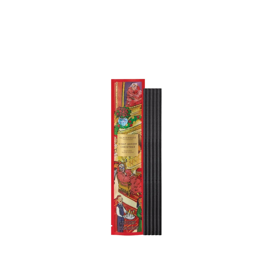 GLASSHOUSE FRAGRANCES  Scent Stems Night Before Christmas 5pk