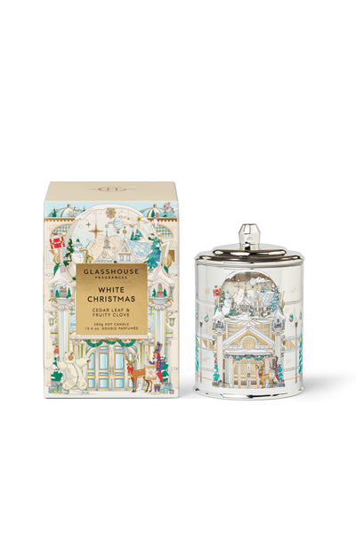 GLASSHOUSE FRAGRANCES White Christmas Candle 380g - Life Pharmacy St Lukes