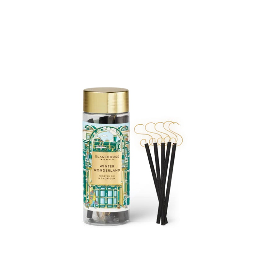 GLASSHOUSE FRAGRANCES Tree Scent Stems Winter Wonderland 10pk
