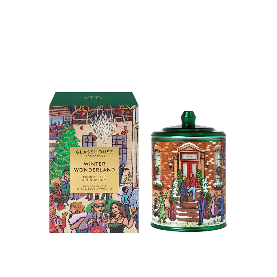 GLASSHOUSE FRAGRANCES Candle Winter Wonderland 380g