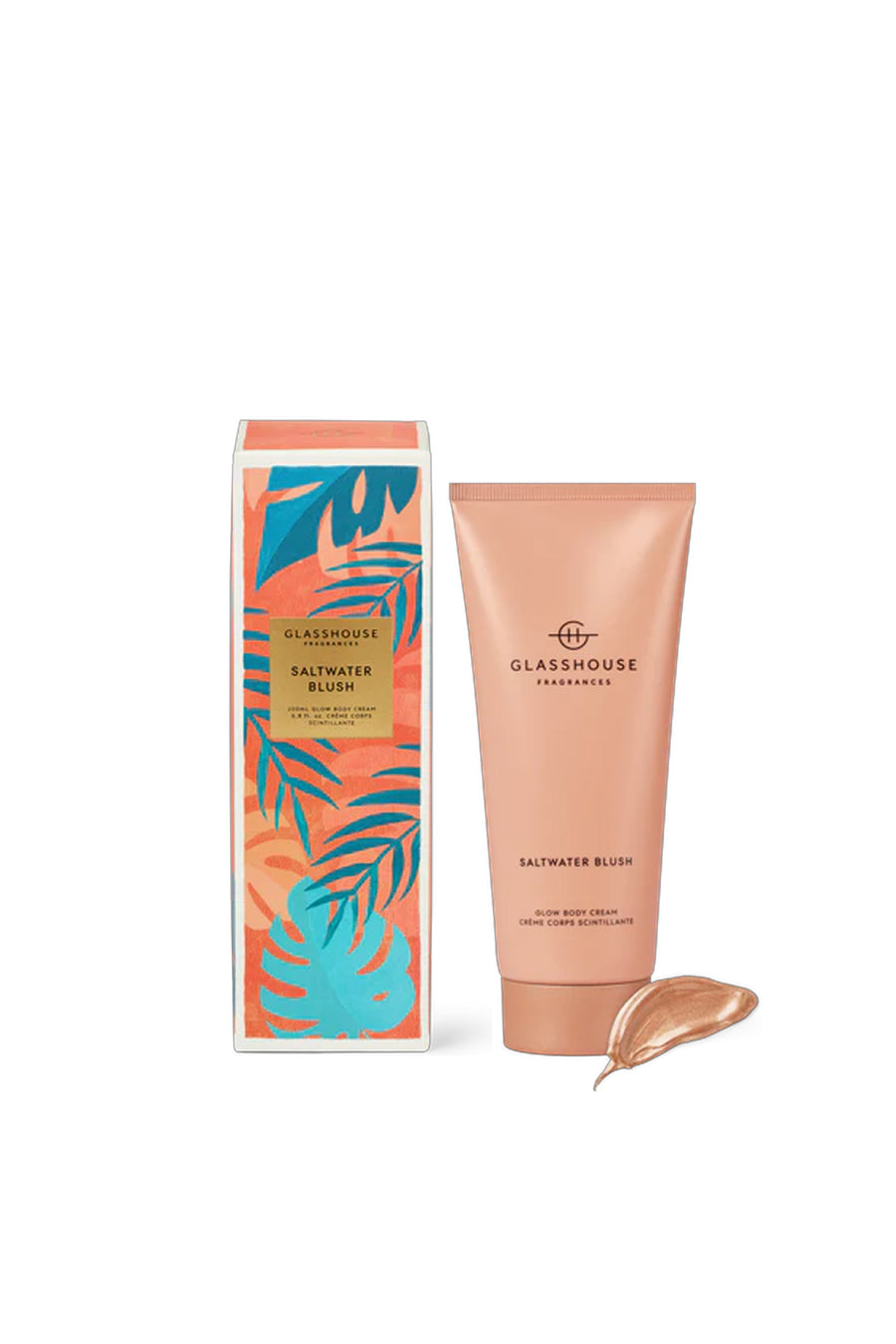 GLASSHOUSE FRAGRANCES Body Cream Salt Water Blush Glow 200ml - Life Pharmacy St Lukes