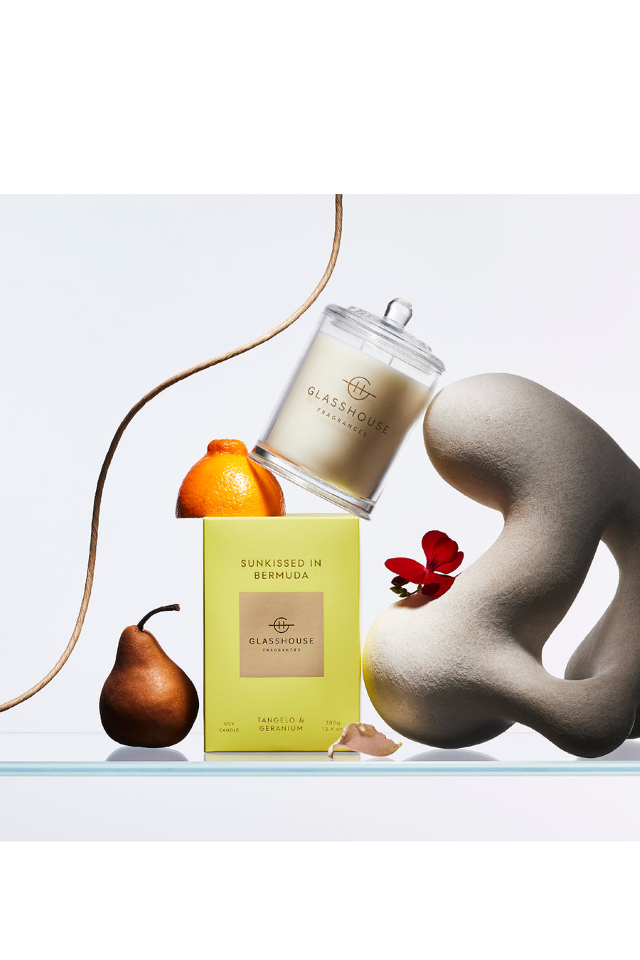 GLASSHOUSE FRAGRANCES Candle Sunkissed in Bermuda 380g - Life Pharmacy St Lukes