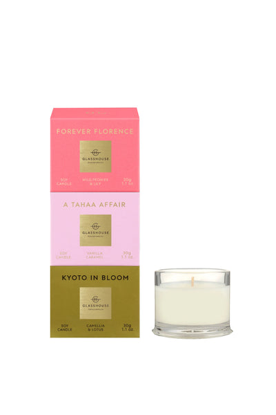 GLASSHOUSE Candle Trio 3x 30g Trio - Life Pharmacy St Lukes