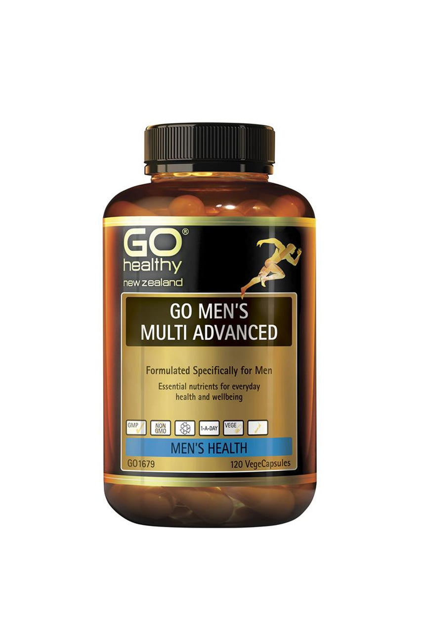 GO Healthy Men's Multi Advanced 120 Capsules - Life Pharmacy St Lukes
