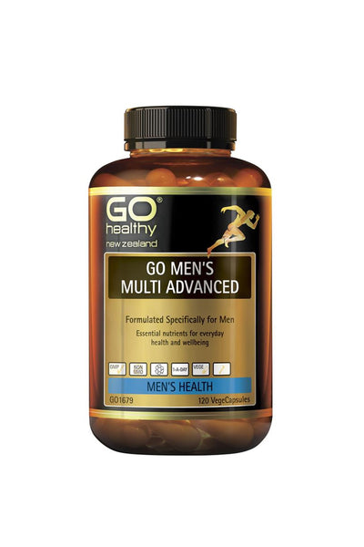 GO Healthy Men's Multi Advanced 120 Capsules - Life Pharmacy St Lukes