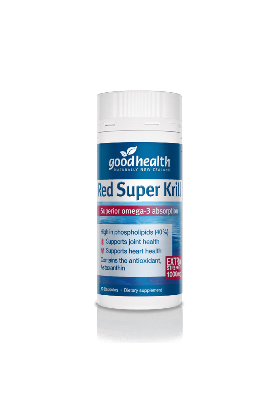 GOOD HEALTH Red Super Krill 1000mg 60 Capsules - Life Pharmacy St Lukes