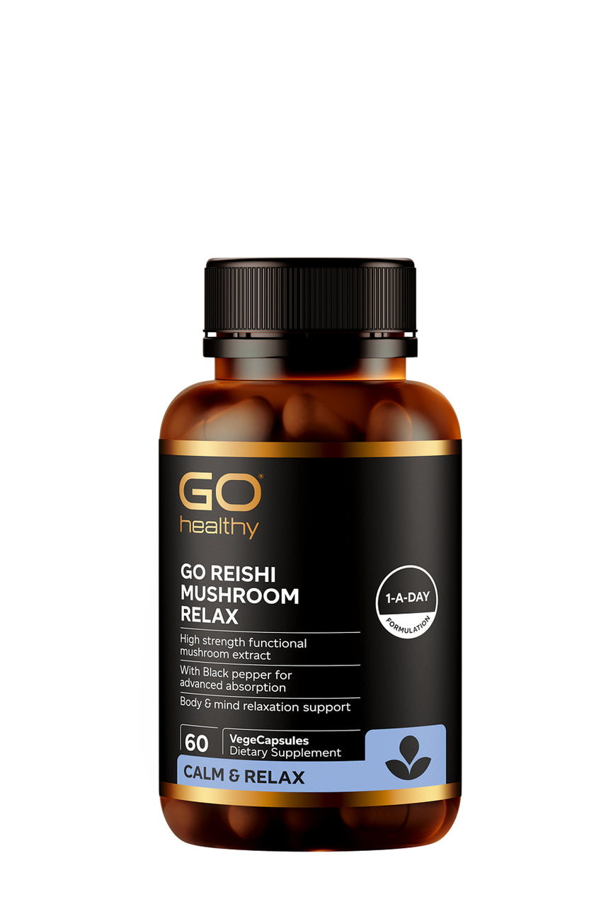 GO HEALTHY GO Reishi Mushroom Relax 60s - Life Pharmacy St Lukes