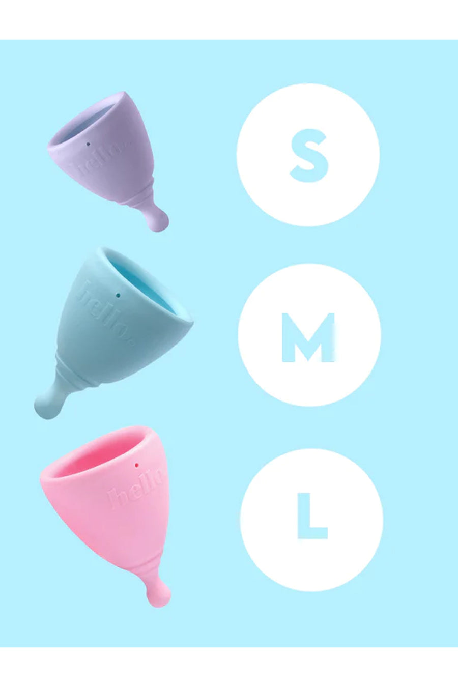 HELLO Cup Average Cervix Cup Blue Medium - Life Pharmacy St Lukes