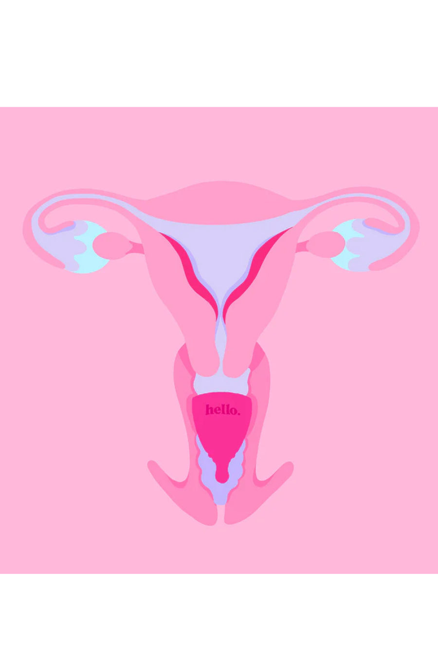 HELLO Cup Average Cervix Cup Blue Medium - Life Pharmacy St Lukes