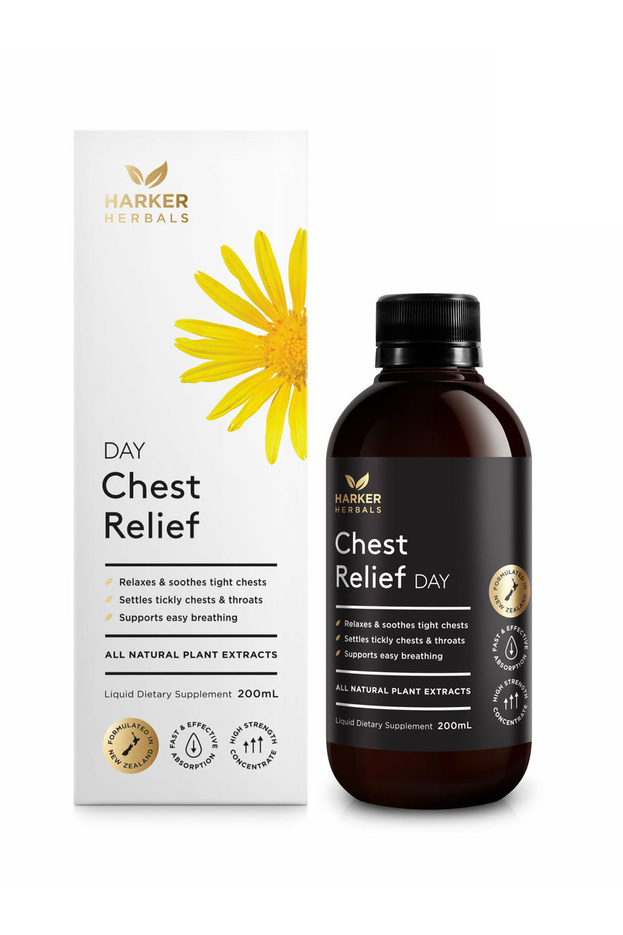 Harker Herbals Chest Relief Day 200ml - Life Pharmacy St Lukes