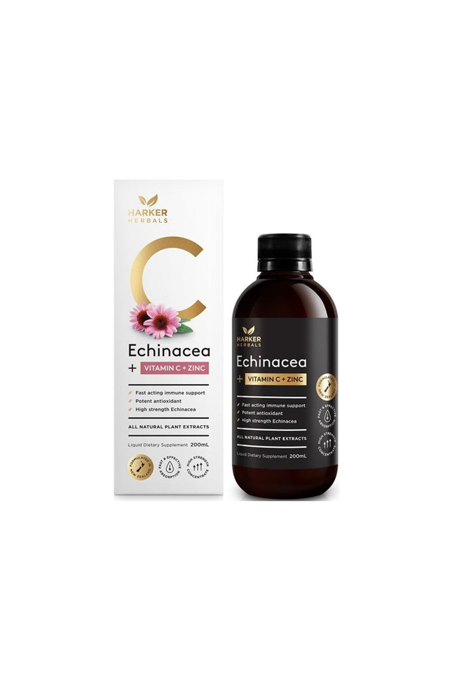 Harker Herbals Vitamin C + Echinacea 200ml - Life Pharmacy St Lukes