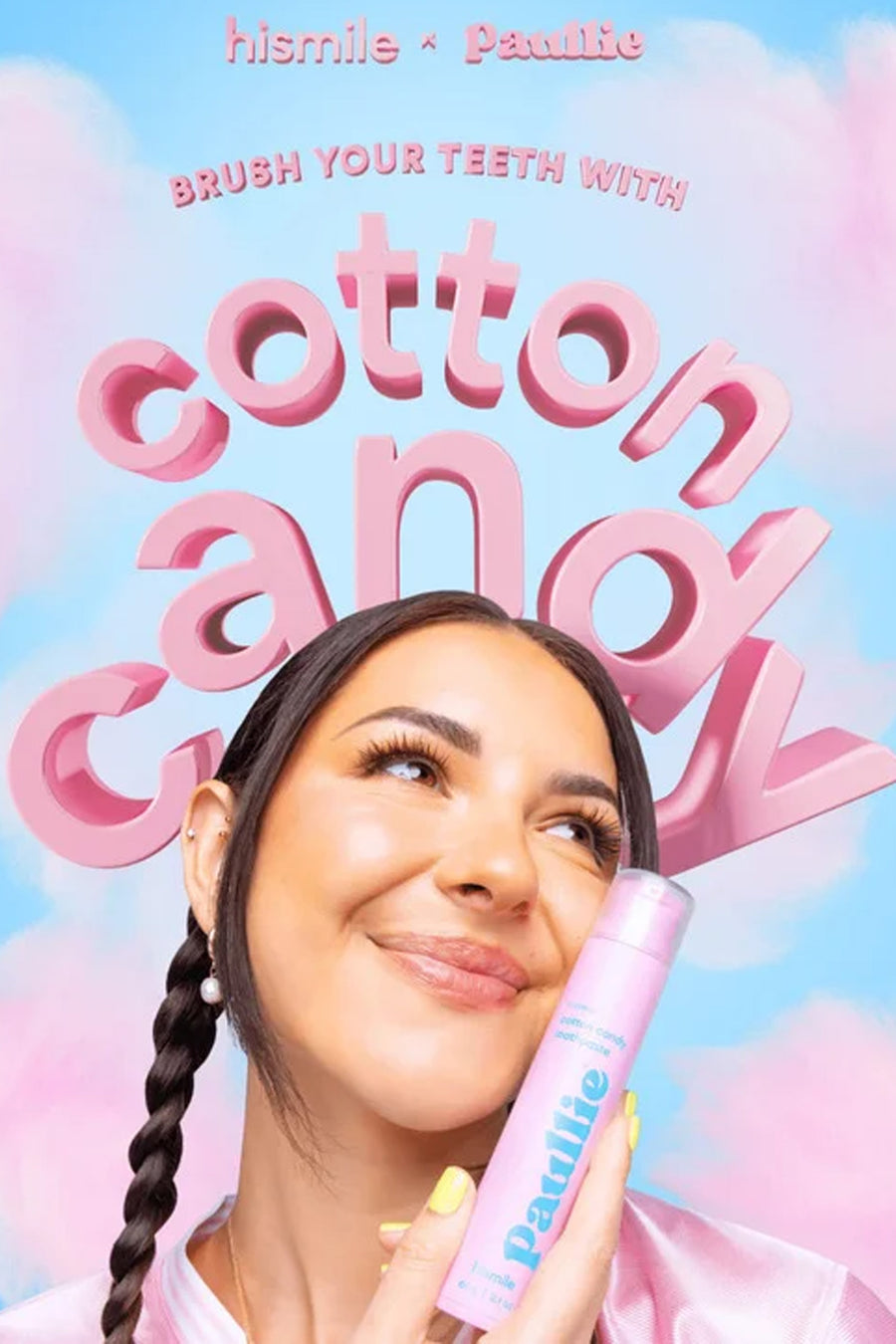 HISMILE Hi by Hismile Paullie Cotton Candy Toothpaste  60g - Life Pharmacy St Lukes
