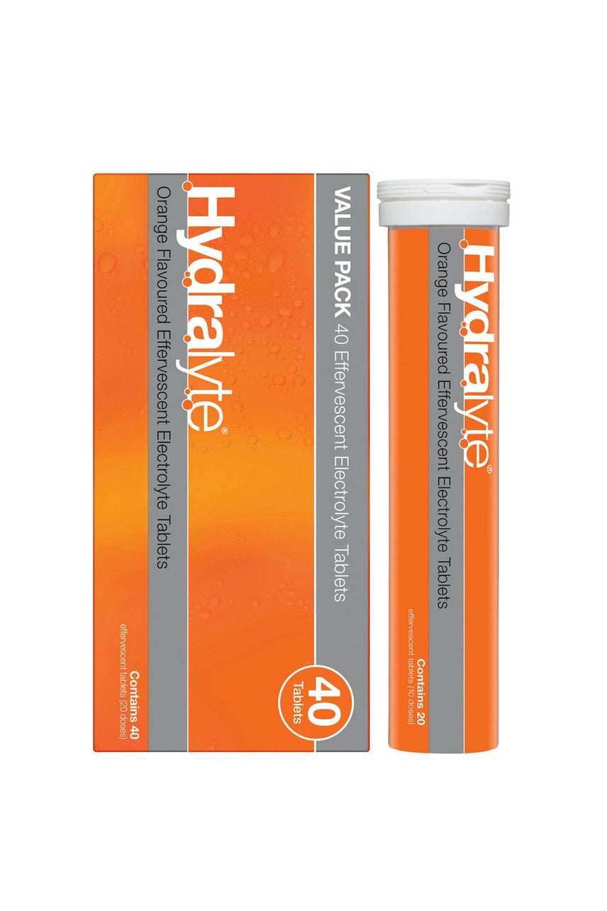 HYDRALYTE Effervescent Orange Tablets 40s - Life Pharmacy St Lukes