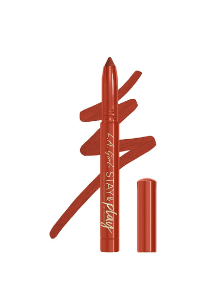 LA Girl Stay & Play Matte Lip Crayon All The Feelz - Life Pharmacy St Lukes