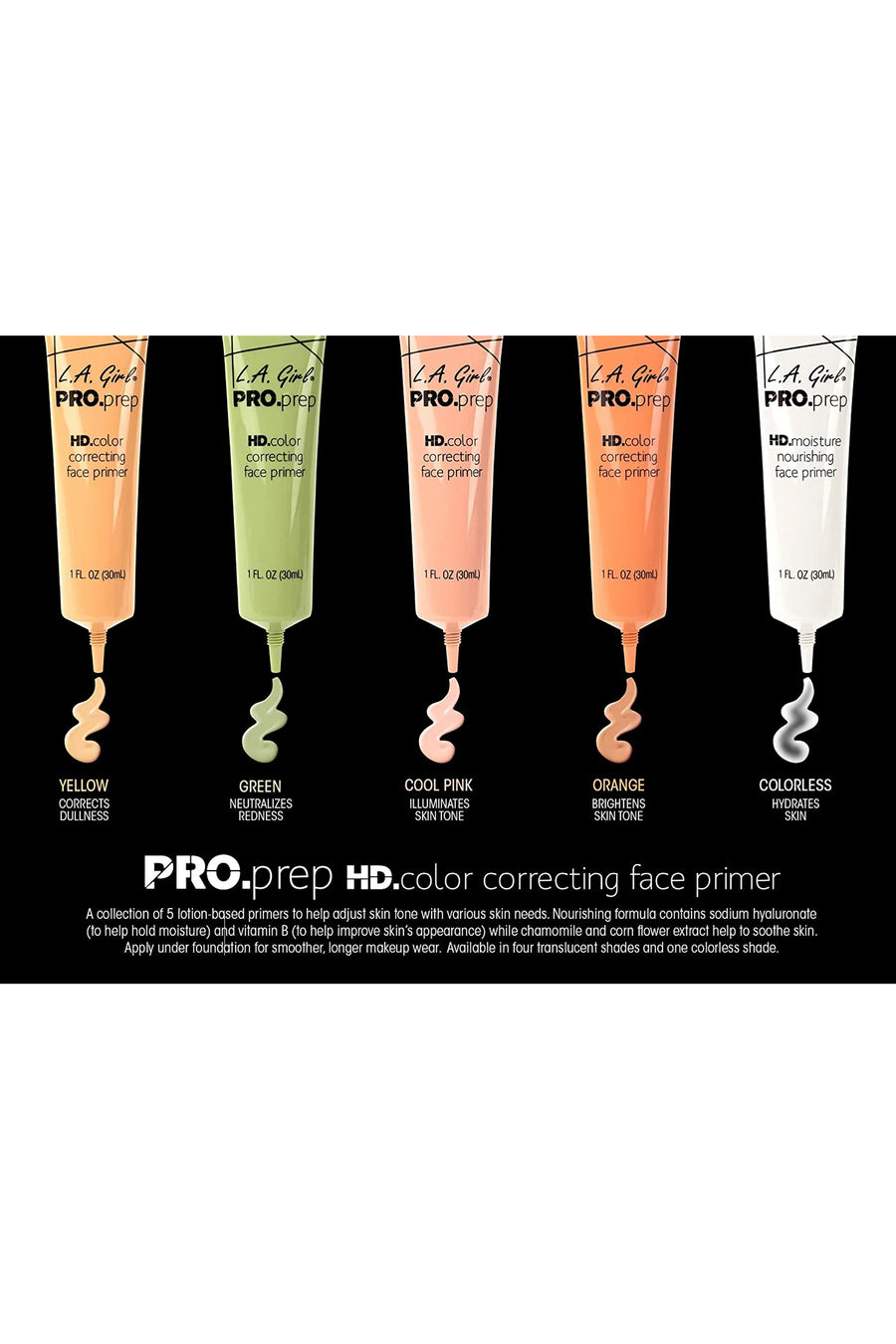 L.A Girl Pro Prep Correcting Primer Yellow - Life Pharmacy St Lukes