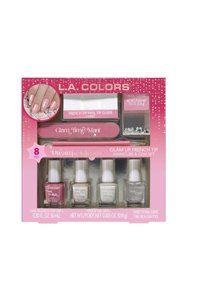 LA Colors Glam Time Manicure and Gems Set