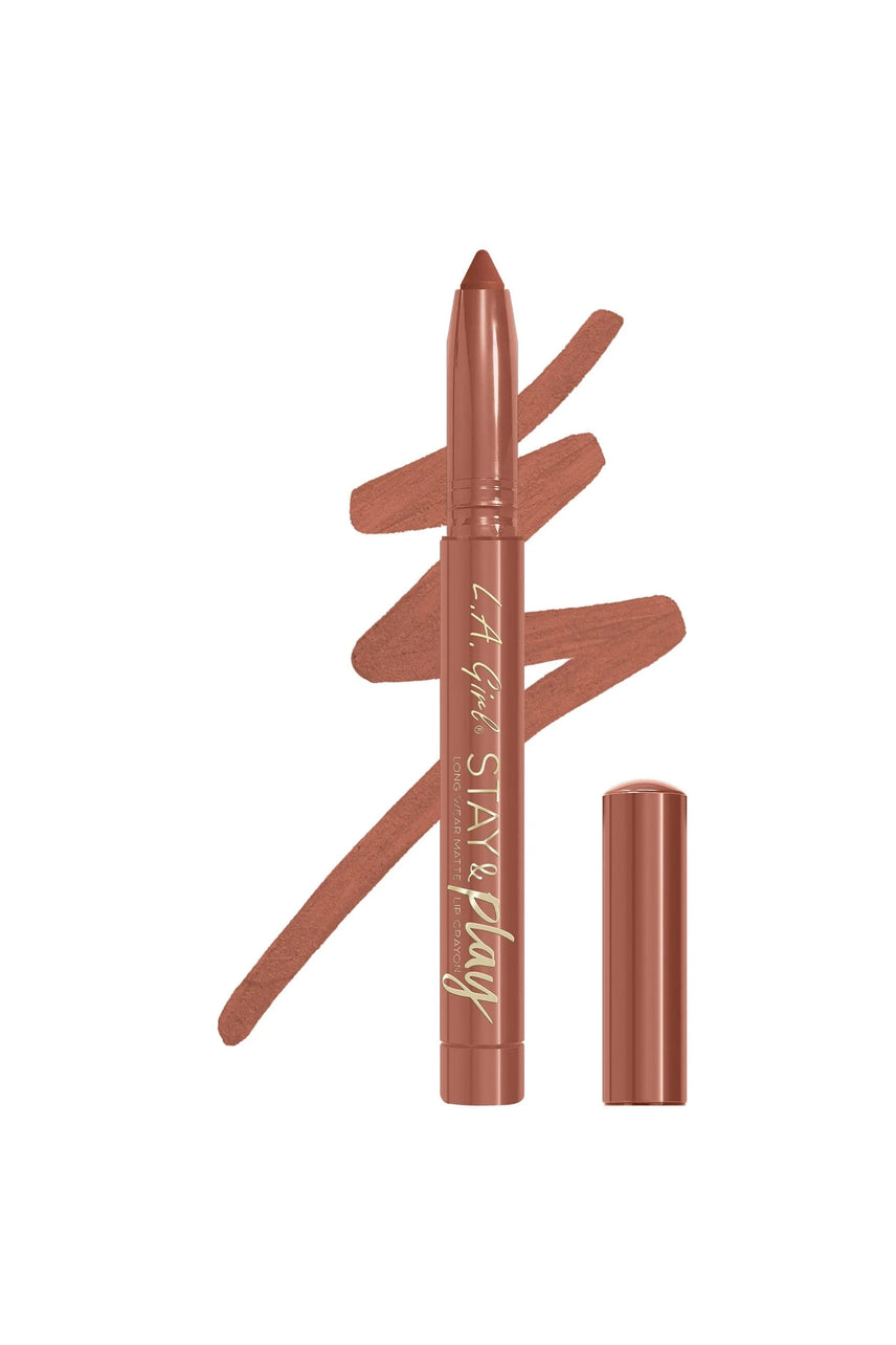 LA Stay & Play Matte Lip Crayon For Keeps - Life Pharmacy St Lukes
