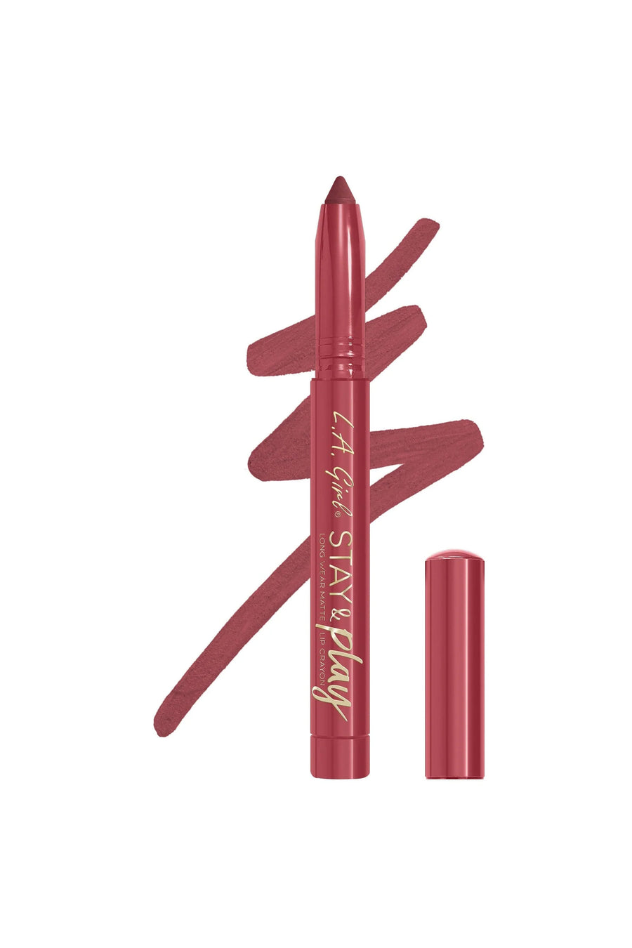 LA Girl Stay & Play Matte Lip Crayon Promises - Life Pharmacy St Lukes
