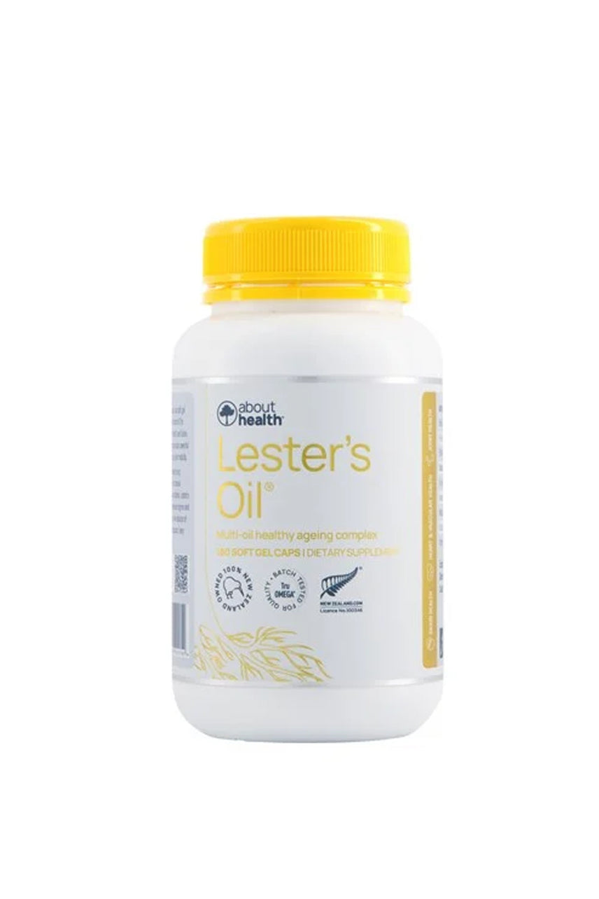 ABOUT HEALTH Lester's Oil 180s - Life Pharmacy St Lukes