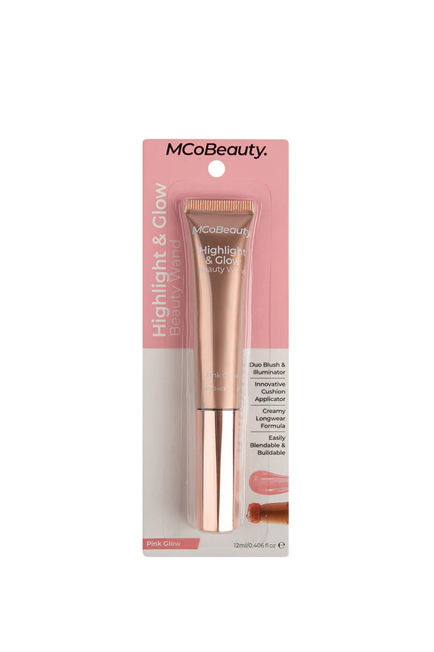 MCoBeauty Highlight & Glow Beauty Wand Pink Glow - Life Pharmacy St Lukes