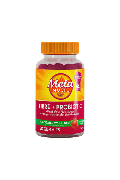 METAMUCIL Fibre Probiotic Strawberry Gummies 60s