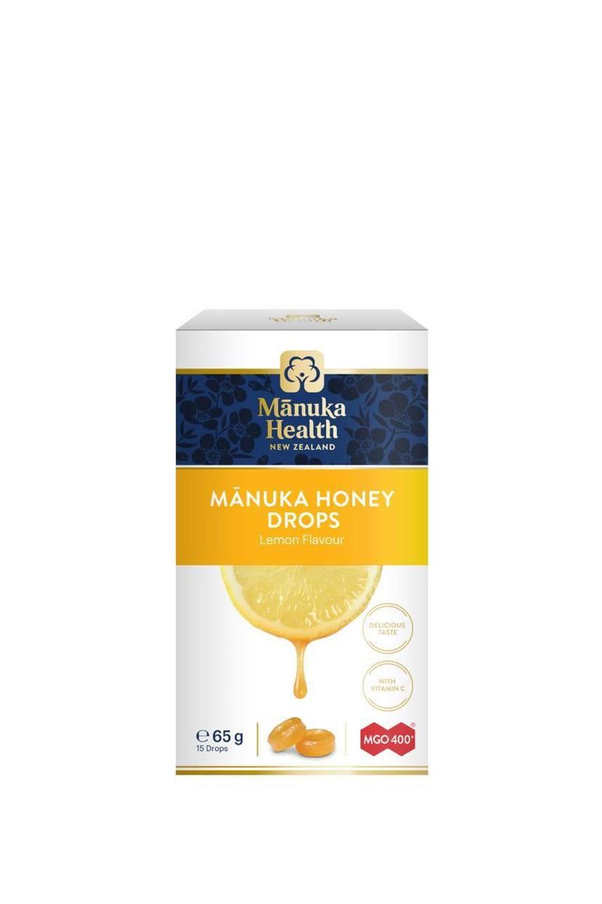 MANUKA HEALTH Manuka Honey Lozenge Drops Lemon 65g - Life Pharmacy St Lukes