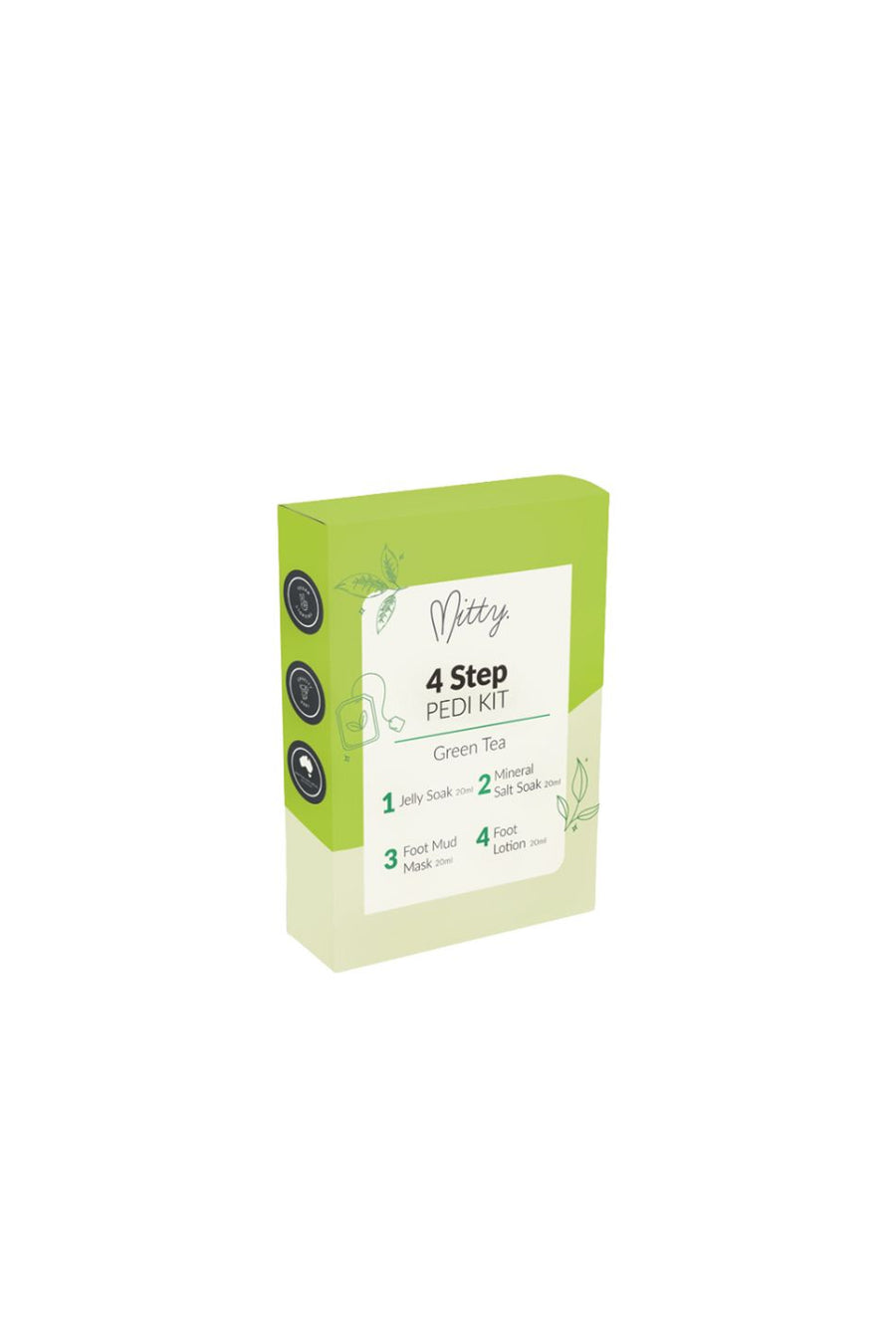 MITTY 4 Step Pedi Kit Green Tea - Life Pharmacy St Lukes