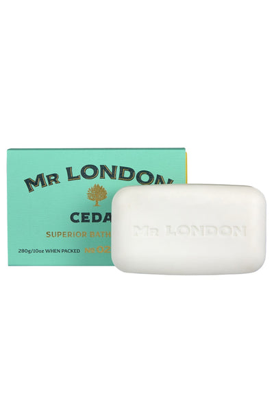 WAVERTREE & LONDON Mr London Soap Cedar 280g - Life Pharmacy St Lukes