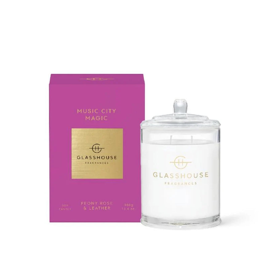 GLASSHOUSE FRAGRANCE Candle Music City Music 380g